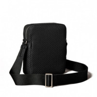 Bolsa de reportero tejida grabada