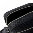 Bolsa de reportero tejida grabada