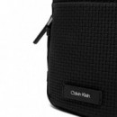 Bandolera Embossed Woven Slim  CALVIN KLEIN JEANS