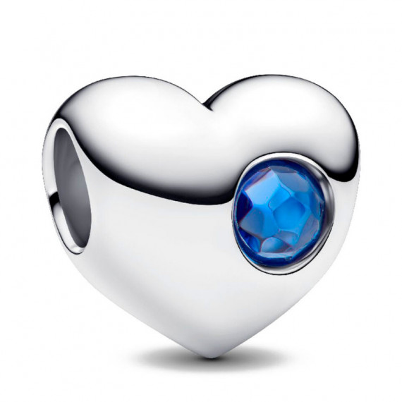 Charm Corazón Gema Azul 794161C09  PANDORA