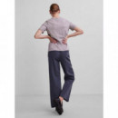 PIECES Camisetas Mujer Camiseta Ria Light Grey Melange