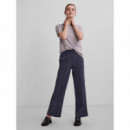 PIECES Camisetas Mujer Camiseta Ria Light Grey Melange