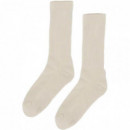 Calcetines COLORFUL STANDARD Active Orgánicos Ivory White