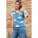 SUGARHILL BRIGHTON Jerséis y Sudaderas Chaleco Sugarhill Kayleigh Blue Cloudy Skies