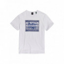 G-STAR RAW DENIM Camisetas Hombre Camiseta G-star Bandana