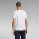 G-STAR RAW DENIM Camisetas Hombre Camiseta G-star Bandana