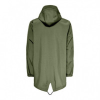 Chaquetas Hombre Parka ONLY&SONS Hall Softshell Oliva