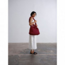 OLEND Bolsos Bolso Mochila ölend Ona Soft Bag Cherry Red