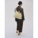 OLEND Bolsos Bolso Mochila ölend Ona Soft Bag Butter Yellow