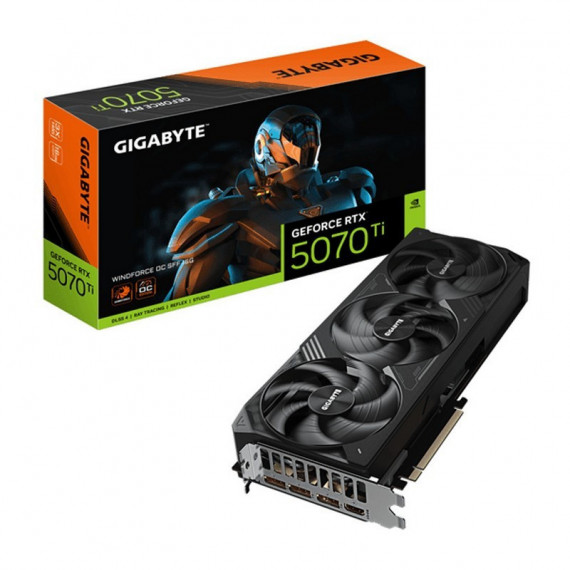 Tarjeta de Video Nvidia GIGABYTE Windforce Oc Sff Rtx 5070 Ti 16GB GDDR7
