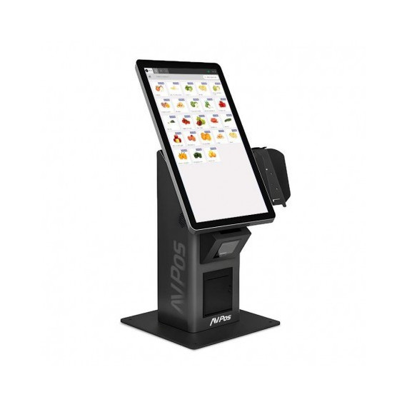 Kiosko Autoservicio AVPOS Sobremesa 22" I3 10TH/8GB/256GB/WIFI/PRINTER/2D/W11PRO