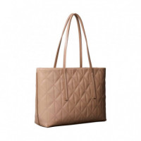 Bolso tote pequeño logo emblemático acolchado