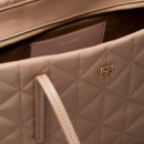 Bolso tote pequeño logo emblemático acolchado