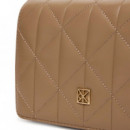 Minibolso acolchado con logotipo de emblema