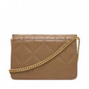 Minibolso acolchado con logotipo de emblema