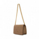 Minibolso acolchado con logotipo de emblema