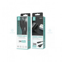 IKREA Cable Alimentacion Tipo 8 3MTRS Negro WB2918