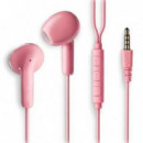 NGS Cross Flip Auriculares In-ear Rosas con Micrófono