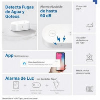TP-LINK Tapo T300 Sensor de Fugas de Agua Inteligente