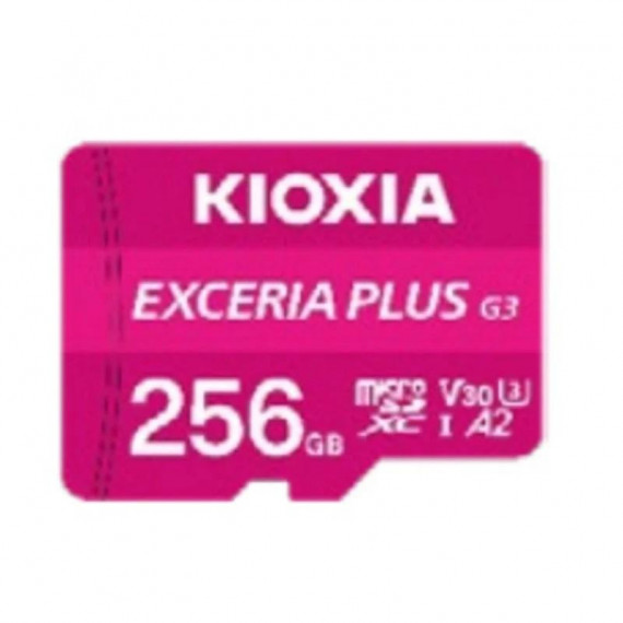 KIOXIA Exceria Plus G3 Tarjeta Microsdxc 256GB con Adaptador Sd