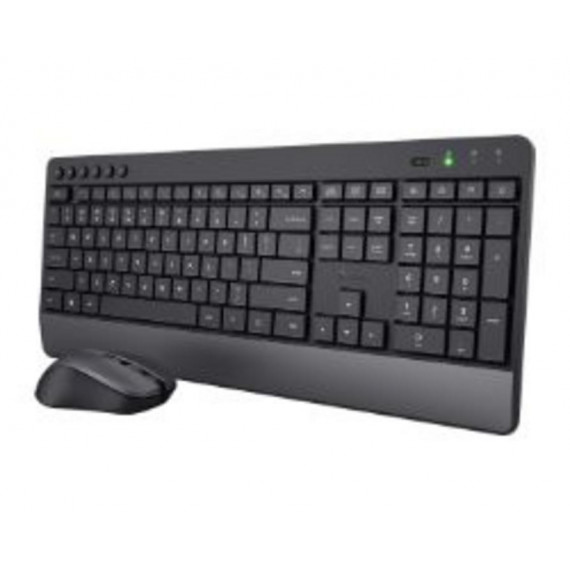 Trust Trezo Teclado y Ratón Inalámbricos RF Negro