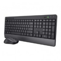 Trust Trezo Teclado y Ratón Inalámbricos RF Negro