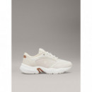 Zapatillas retro tennis MG mix con logo distintivo de Calvin Klein