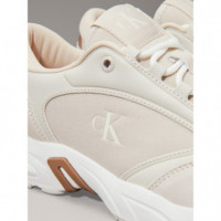 Zapatillas Retro Tennis Mg Mix con Logo Distintivo de CALVIN KLEIN