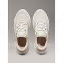 Zapatillas retro tennis MG mix con logo distintivo de Calvin Klein