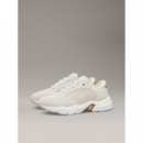 Zapatillas retro tennis MG mix con logo distintivo de Calvin Klein