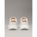 Zapatillas retro tennis MG mix con logo distintivo de Calvin Klein