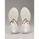 Zapatillas retro tennis MG mix con logo distintivo de Calvin Klein