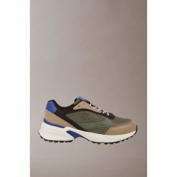 Zapatillas de piel y malla transpirables de Calvin Klein