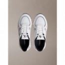 Zapatillas de piel y malla transpirables de Calvin Klein