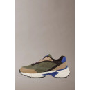 Zapatillas de piel y malla transpirables de Calvin Klein