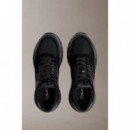 Zapatillas de piel y malla transpirables de Calvin Klein