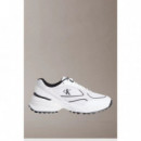 Zapatillas de running de mezcla de ante de mujer con logo distintivo de Calvin Klein