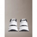 Zapatillas de running de mezcla de ante de mujer con logo distintivo de Calvin Klein