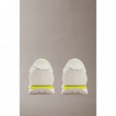 Zapatillas de running de mezcla de ante con logo distintivo de Calvin Klein