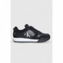 Zapatillas de ante y piel Toothy runner laceup de Calvin Klein