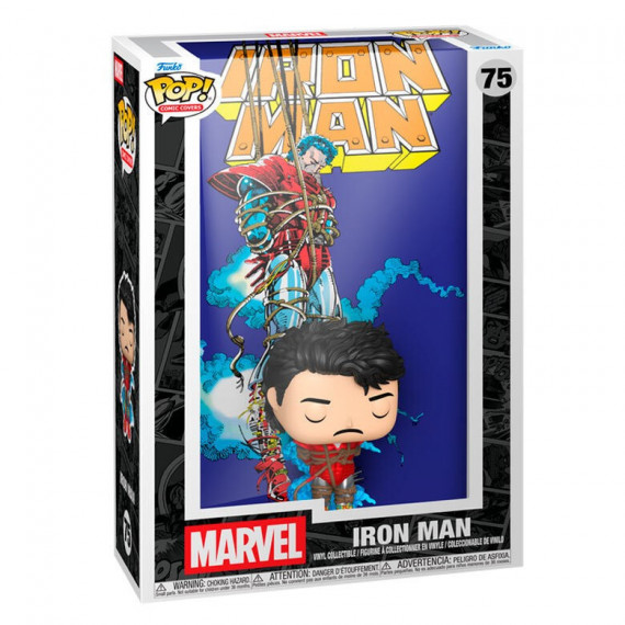 FUNKO Pop Iron Man Cómic Cover Marvel 75