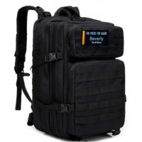 Mochila Tactica No Pain No Gain - Negra 45 L  BEVERLY