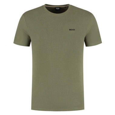 Waffle T-shirt 10269584 01 Open Green  BOSS