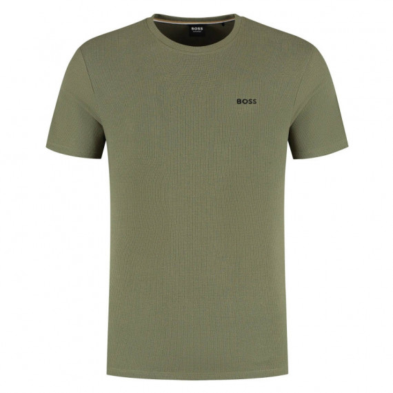 Waffle T-shirt 10269584 01 Open Green  BOSS