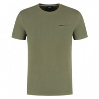 Waffle T-shirt 10269584 01 Open Green  BOSS