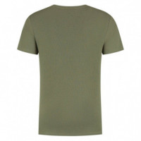 Waffle T-shirt 10269584 01 Open Green  BOSS