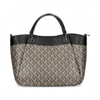 SHOPPING BAG BROWN BASS / BLACK