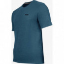 WAFFLE T-SHIRT 10269584 01 OPEN BLUE