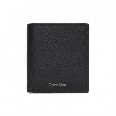 Foil Emboss Ew Trifold W Card Black  CALVIN KLEIN