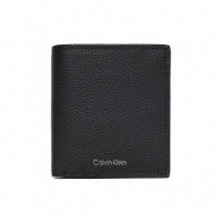 Foil Emboss Ew Trifold W Card Black  CALVIN KLEIN